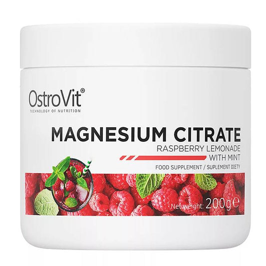 OstroVit Magnesium Citrate – Raspberry Lemonade with Mint (200 g)