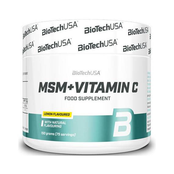 BioTech USA MSM + Vitamin C 150g – Λεμόνι