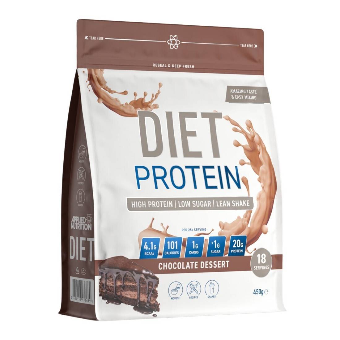 Applied Nutrition Diet Whey (450g) - Chocolate Dessert
