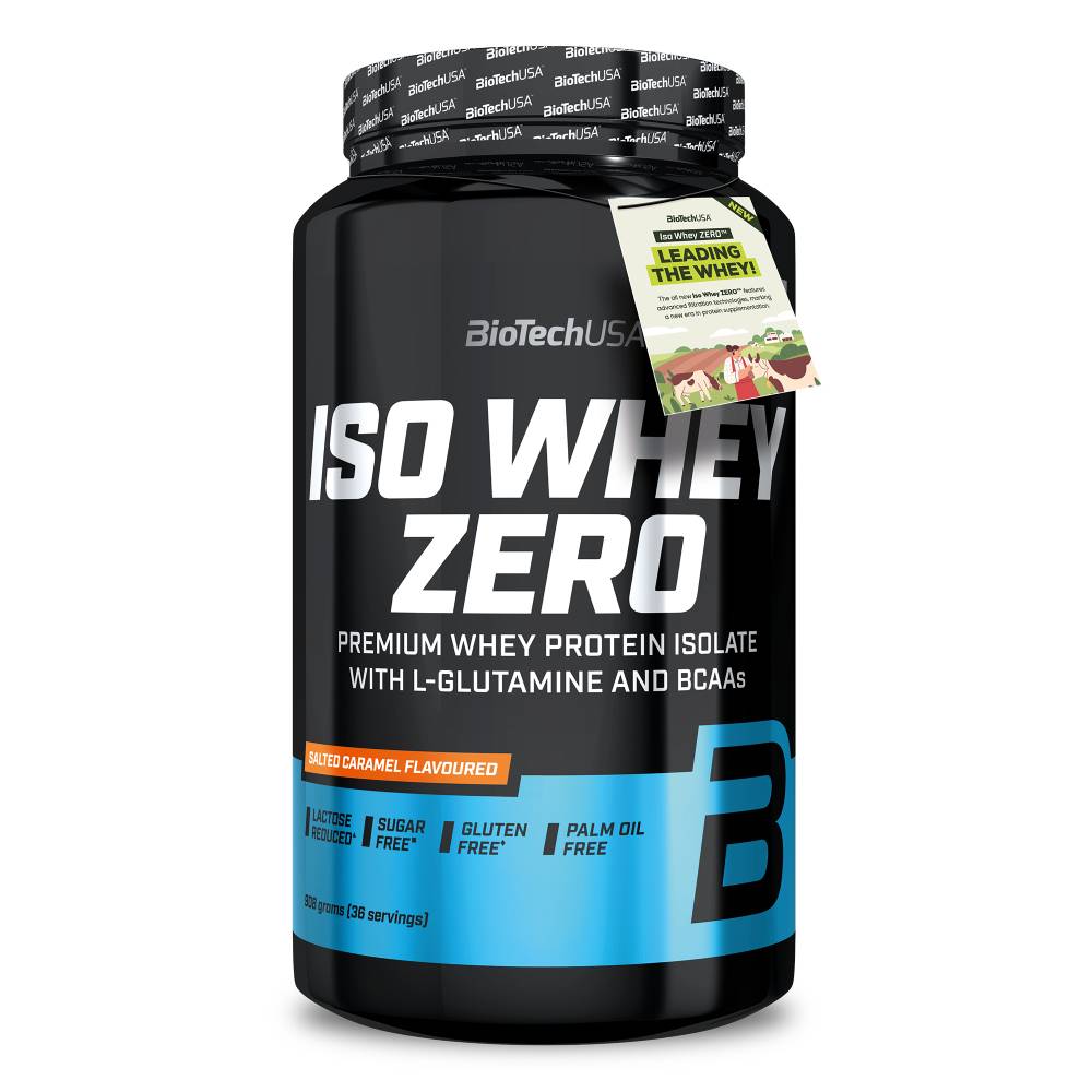 Biotech USA Iso Whey Zero With Glutamine & BCAAs Πρωτεΐνη Ορού Γάλακτος Χωρίς Γλουτένη & Λακτόζη 908gr