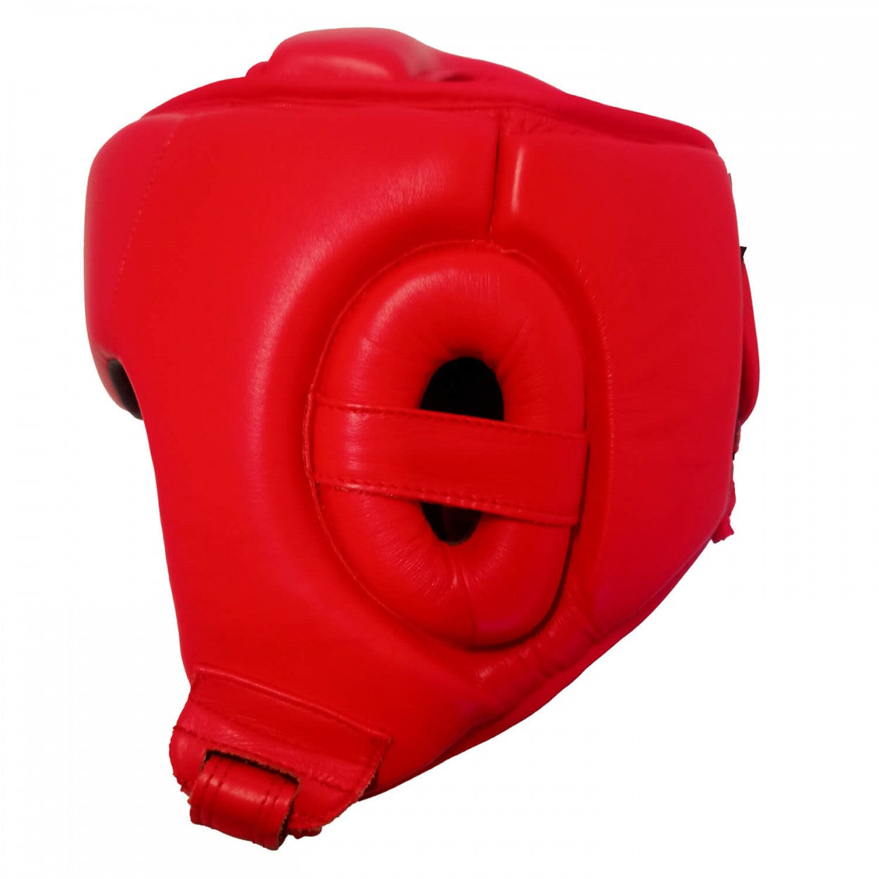 Helmet Olympus IFMA Style Leather, Red
