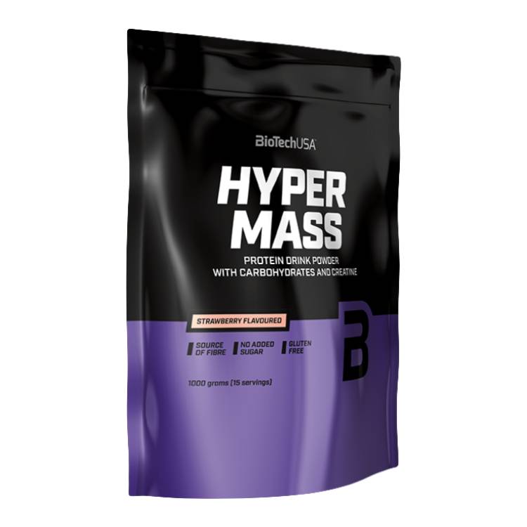 Biotech USA Hyper Mass Drink Powder With Carbohydrates & Creatine Χωρίς Γλουτένη 1kg