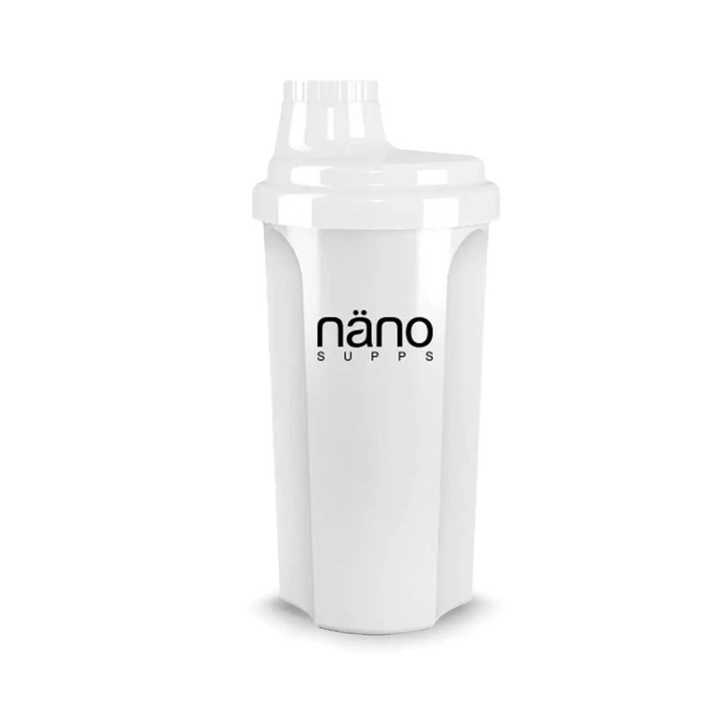 Nano Supps Shaker Πρωτεΐνης 500ml Πλαστικό, Λευκό
