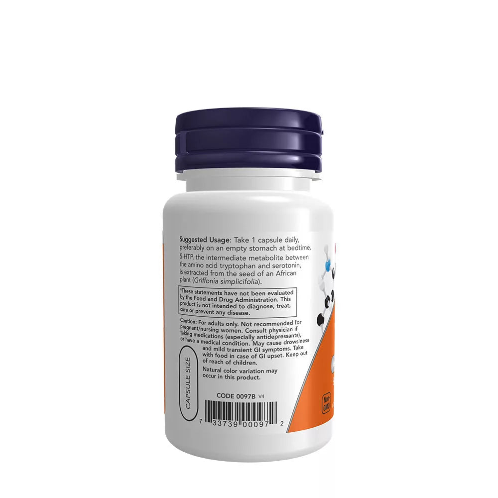 Now Foods 5-HTP 50mg 30 φυτικές κάψουλες