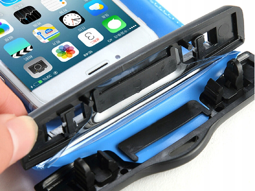 Waterproof case phone cover up to 6.5" Pink