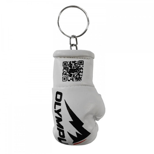 Κρεμαστά ΜΙΝΙ Πυγμαχικά Γάντια Olympus, Άσπρο