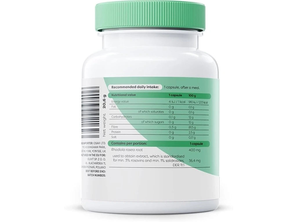 Osavi Rhodiola Rosea Root 400mg (60 κάψουλες)