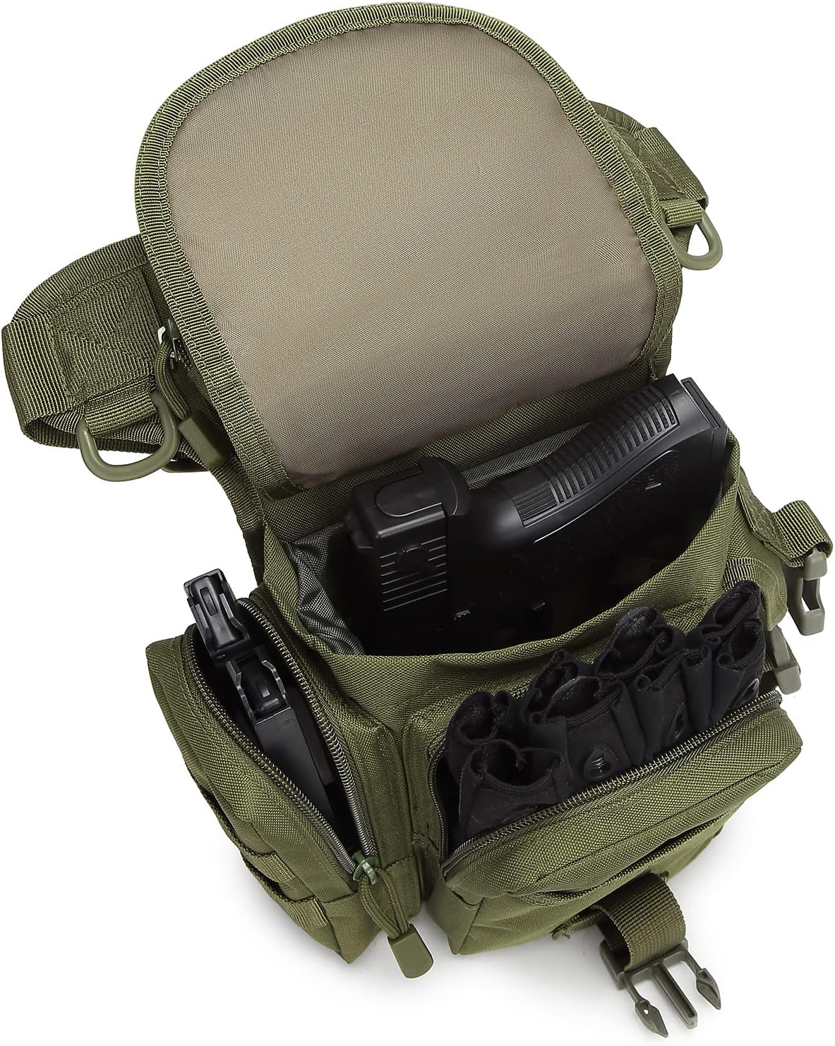 Military Thigh Bag, Khaki