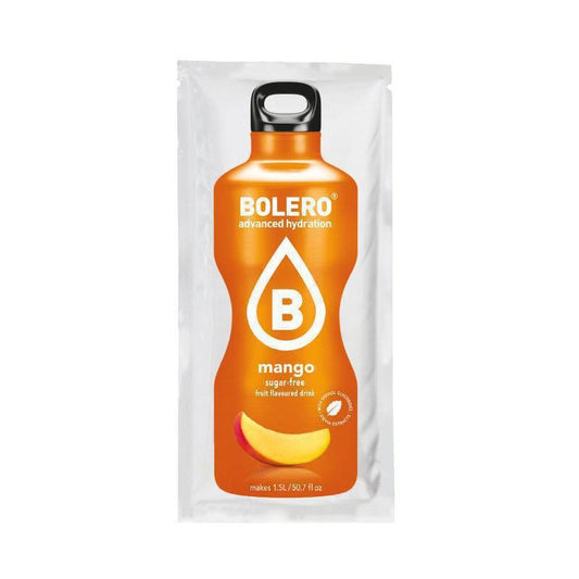 Bolero Χυμός σε Σκόνη 1.5L σε Νερό Μάνγκο Χωρίς Ζάχαρη 9gr