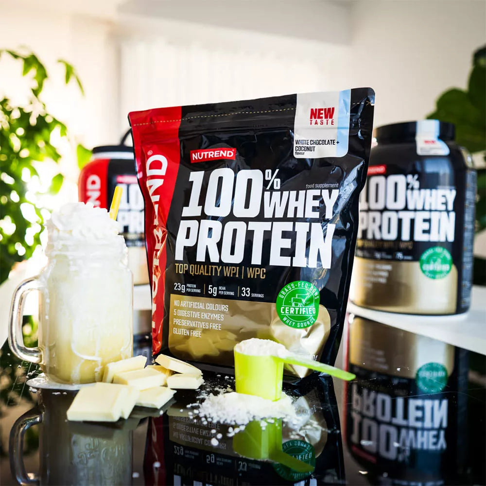 Nutrend 100% Whey Protein Φράουλα 30g
