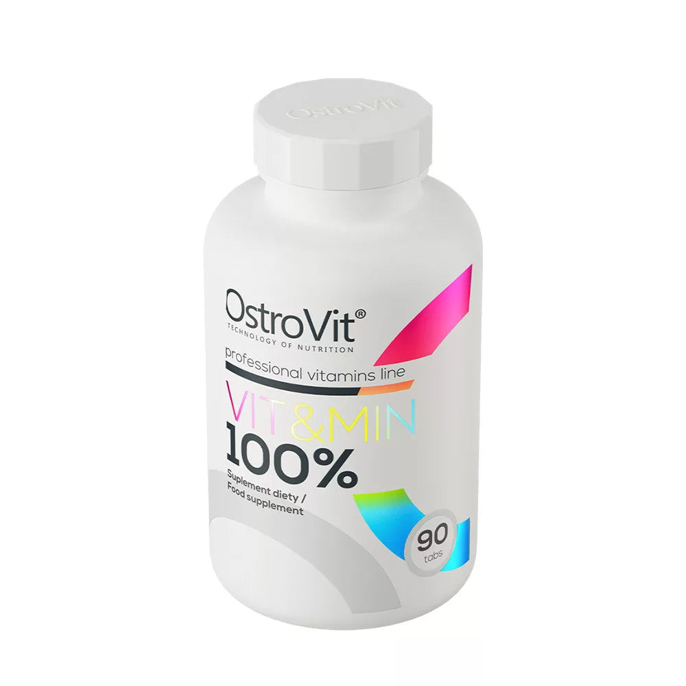 OstroVit Vit&Min 100% – Πολυβιταμίνες & Μέταλλα Υψηλής Απορρόφησης 90 Κάψουλες
