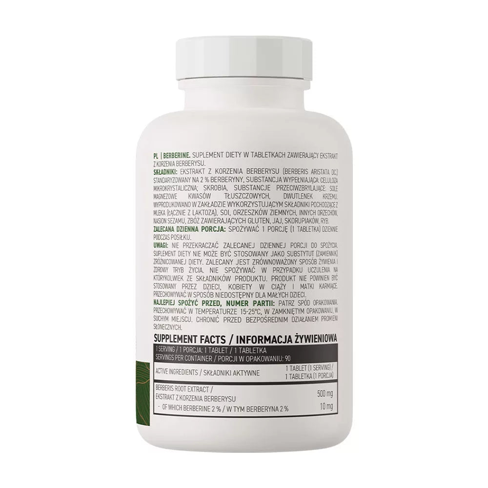 OstroVit Berberine 90 ταμπλέτες - Πηγή Βερβερίνης για την Υγεία σας