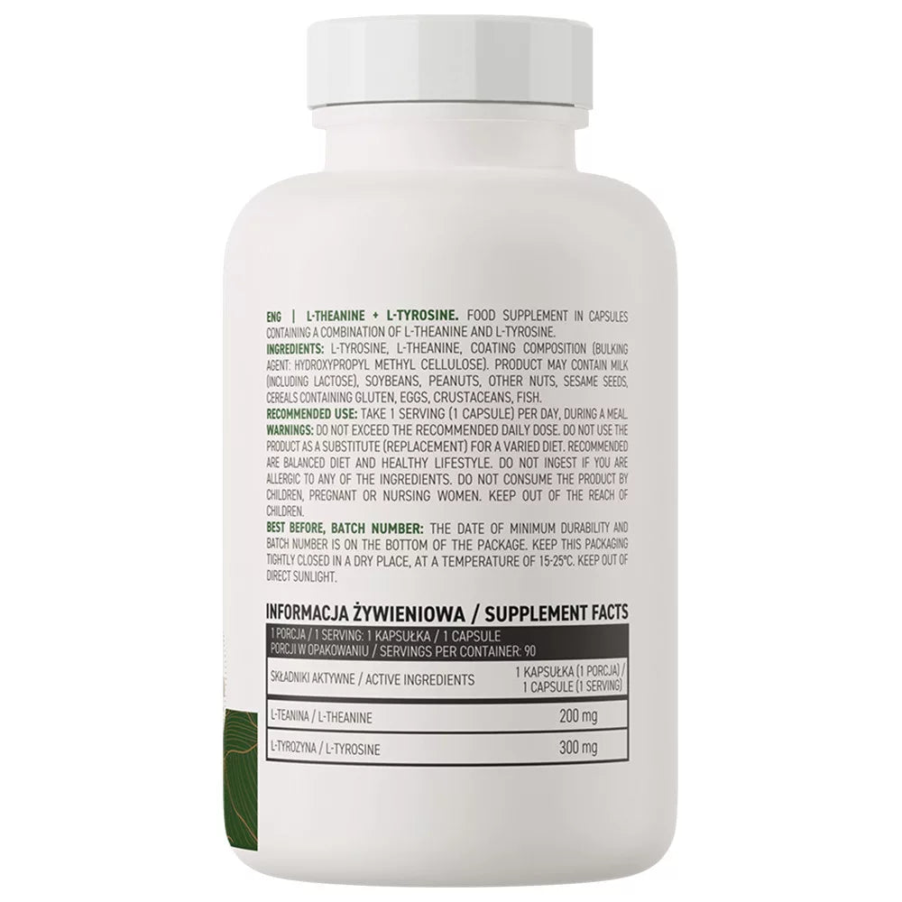 OstroVit L-Theanine + L-Tyrosine Vege 90 κάψουλες