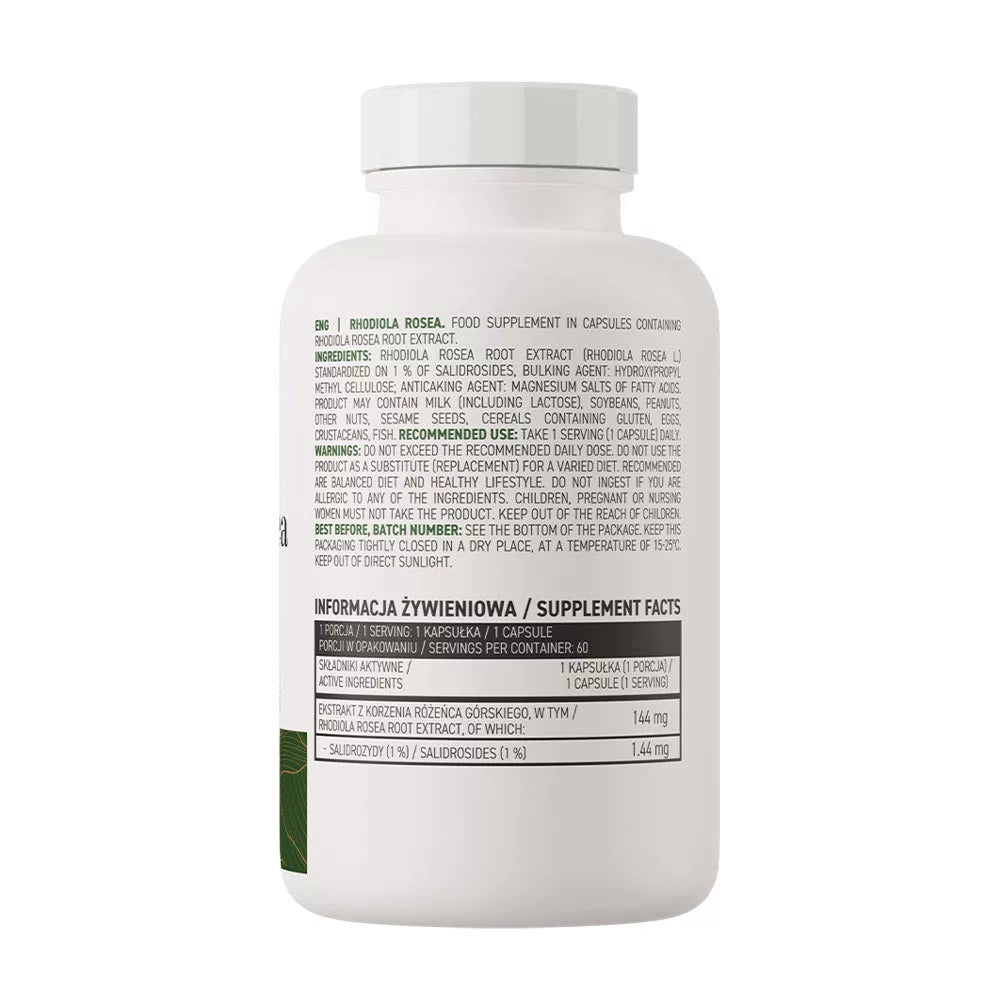 Rhodiola Rosea OstroVit 60 Κάψουλες – Συμπλήρωμα για Άγχος & Ενέργεια