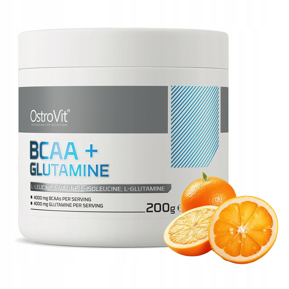 OstroVit BCAA + Glutamine 200gr Πορτοκάλι