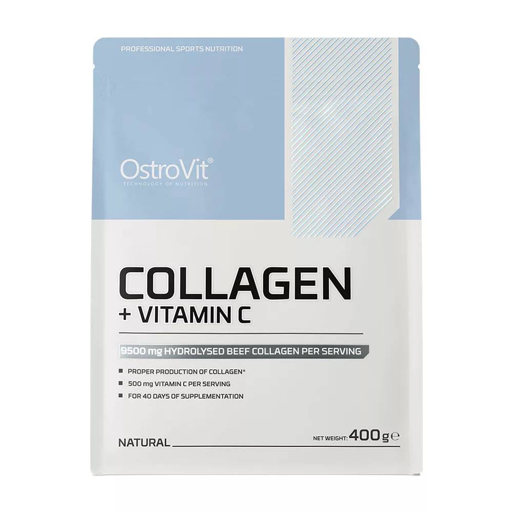 OstroVit Collagen + Vitamin C Σκόνη 400g | Κολλαγόνο & Αντιγήρανση