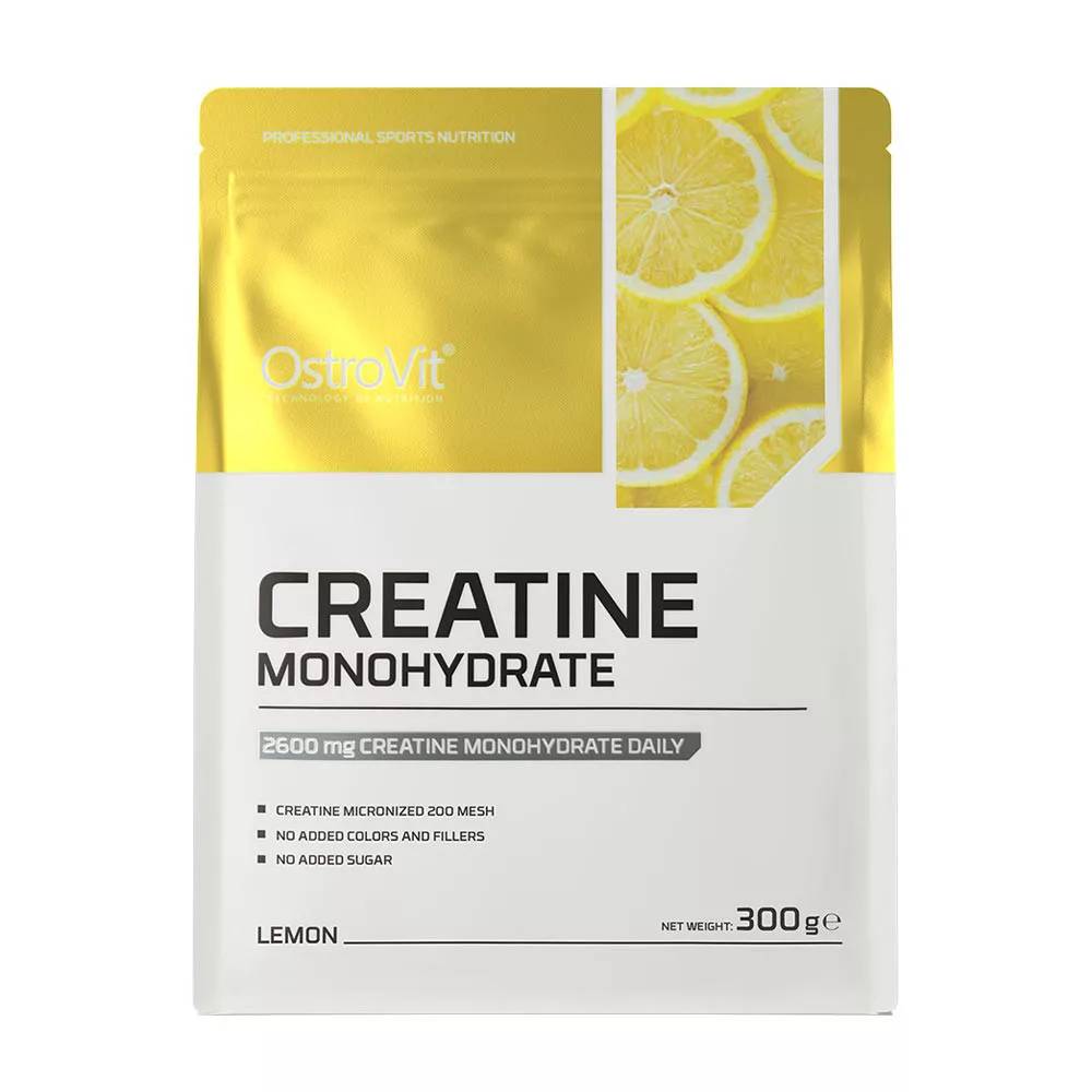 OstroVit Creatine Monohydrate 300 g – Γεύση Λεμόνι