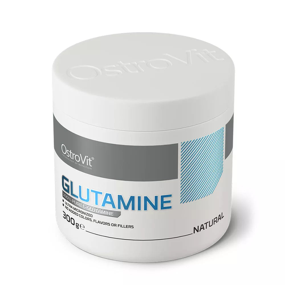 OstroVit Glutamine – Καθαρή L-Γλουταμίνη σε Σκόνη (300 g, Natural)