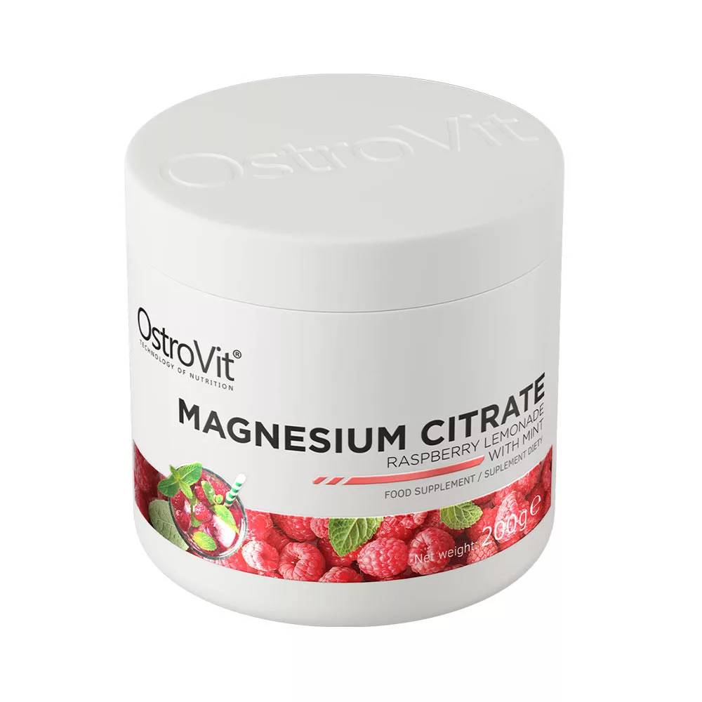 OstroVit Magnesium Citrate – Raspberry Lemonade with Mint (200 g)