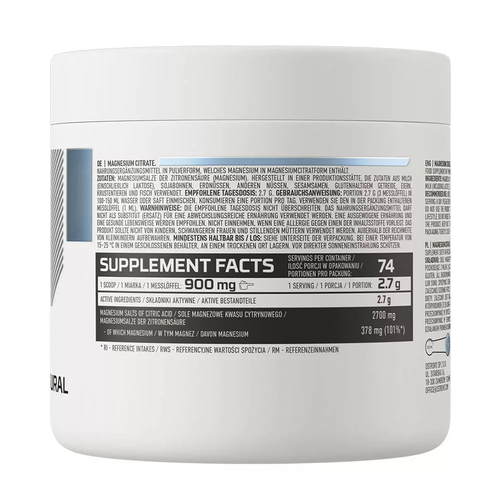 OstroVit Supreme Pure Magnesium Citrate 200gr