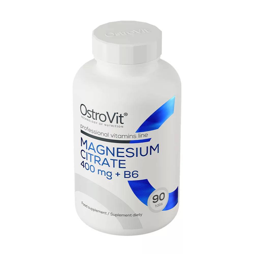 OstroVit Magnesium Citrate 400 mg + B6 – 90 Δισκία