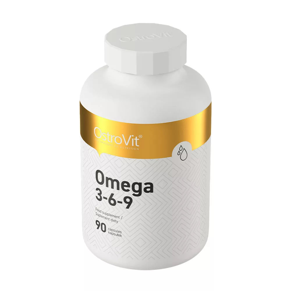 OstroVit Omega 3-6-9 – 90 Κάψουλες Λιπαρών Οξέων για Καρδιά & Εγκέφαλο