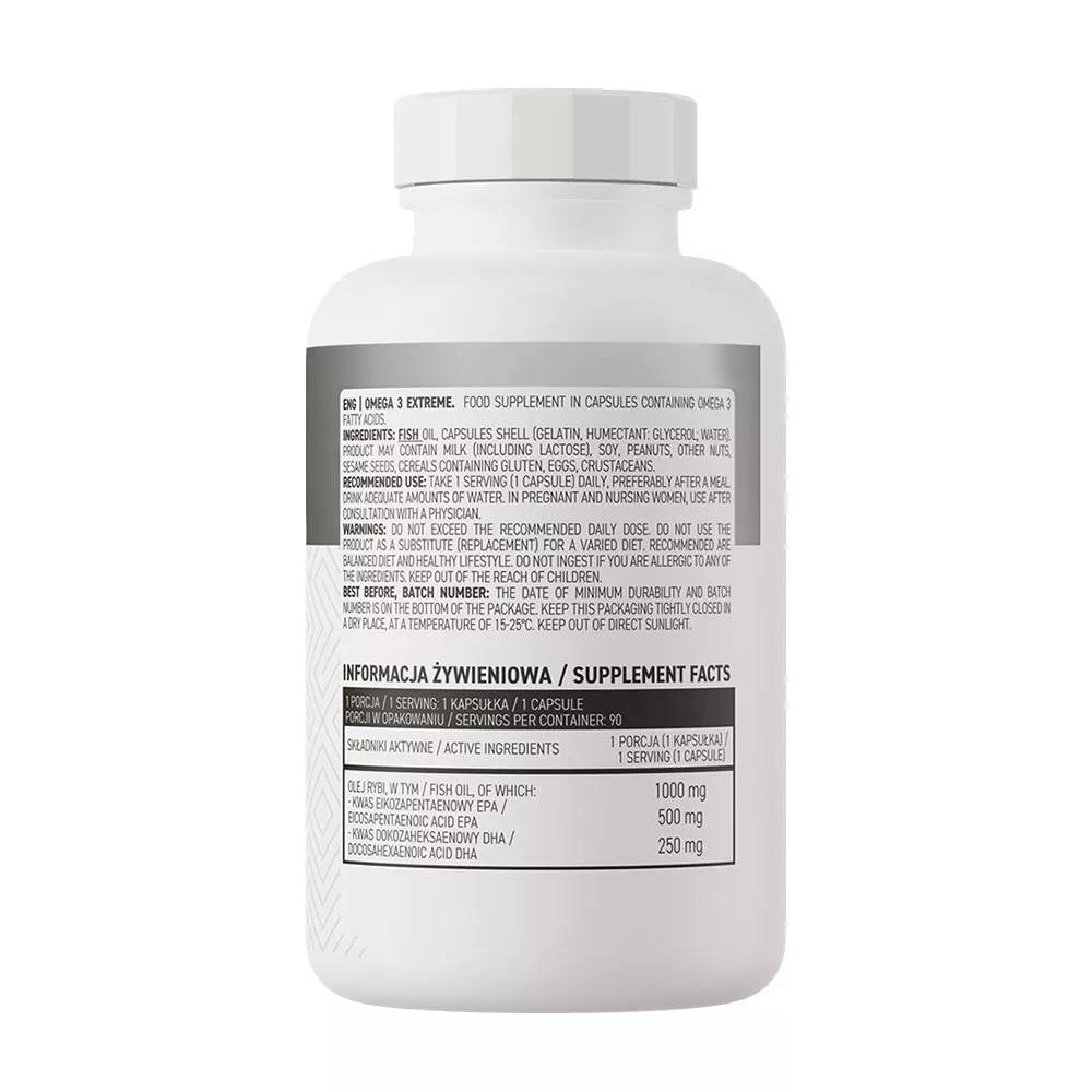 OstroVit Omega 3 Extreme (90 Κάψουλες)