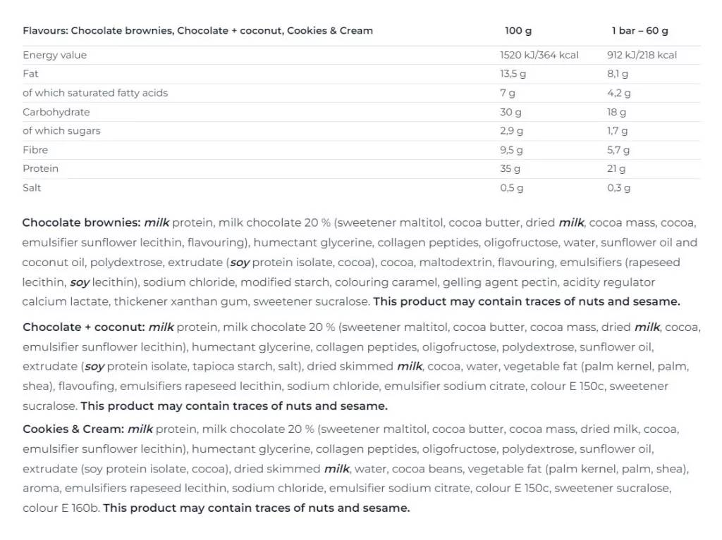 Nutrend Qwizz Protein Bar – Cookies & Cream (1 Bar, 60 g)