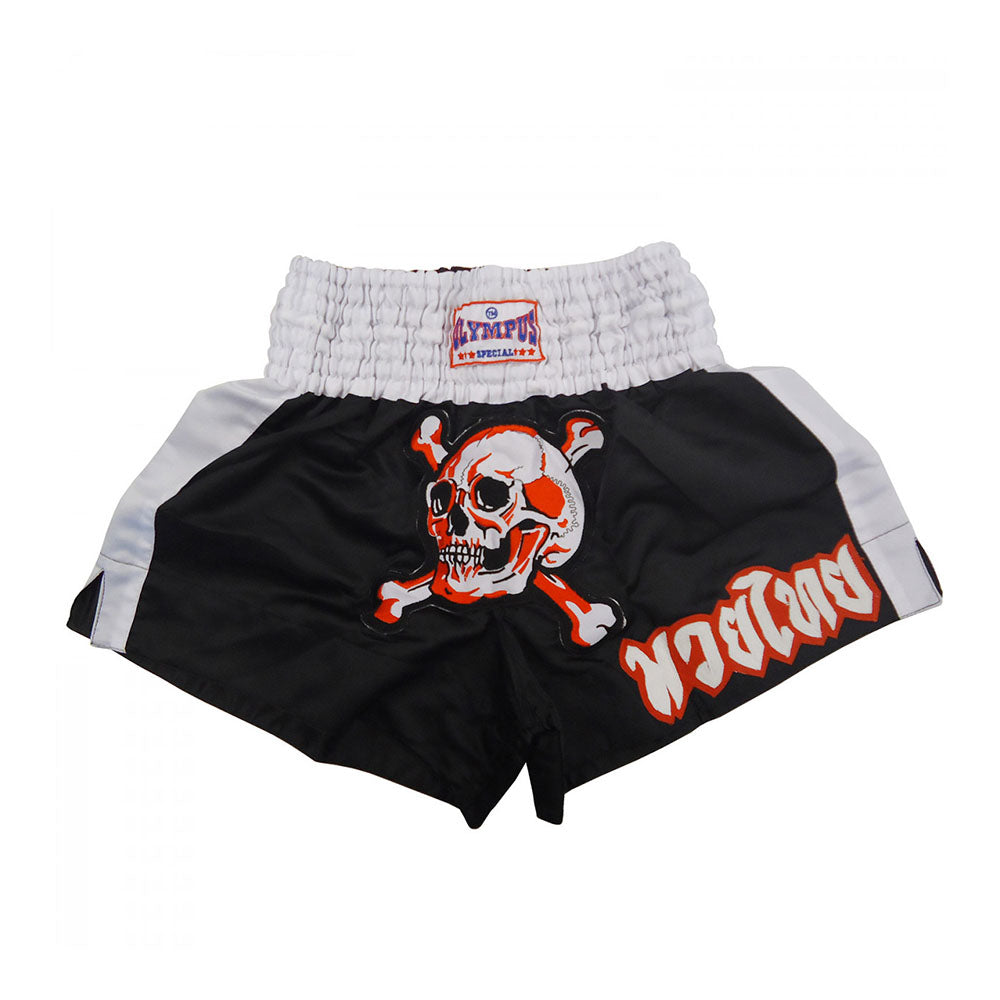Olympus Shorts - Black Skull