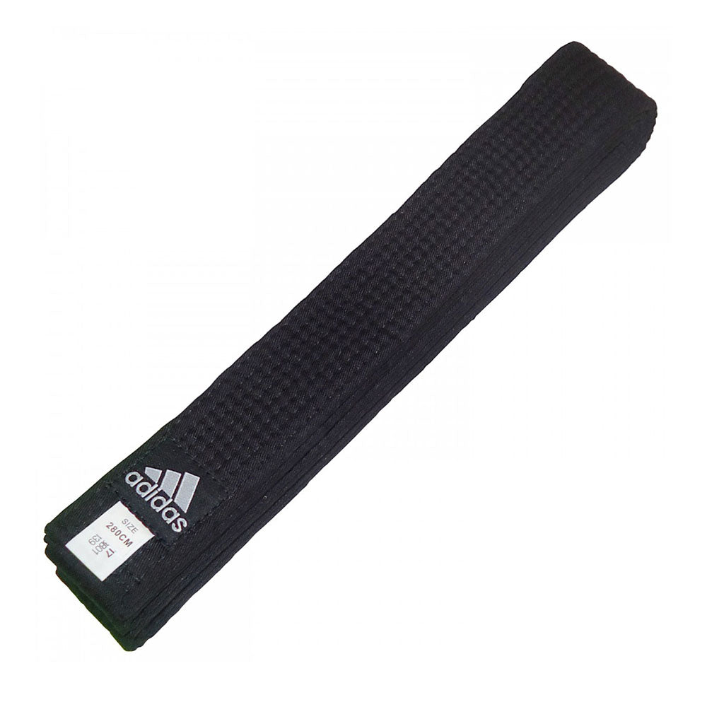 adidas Belt Black Cotton Plain 4.3cm
