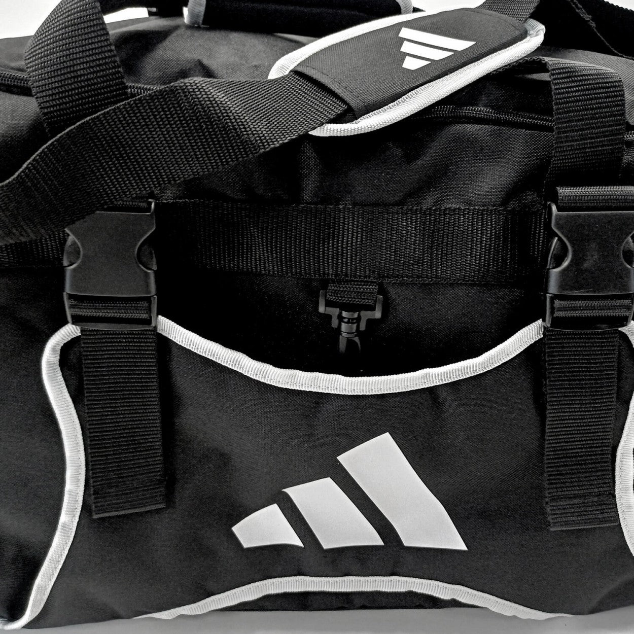 adidas TEAM TAEKWONDO Sports Bag with Chest Pocket Large, Black