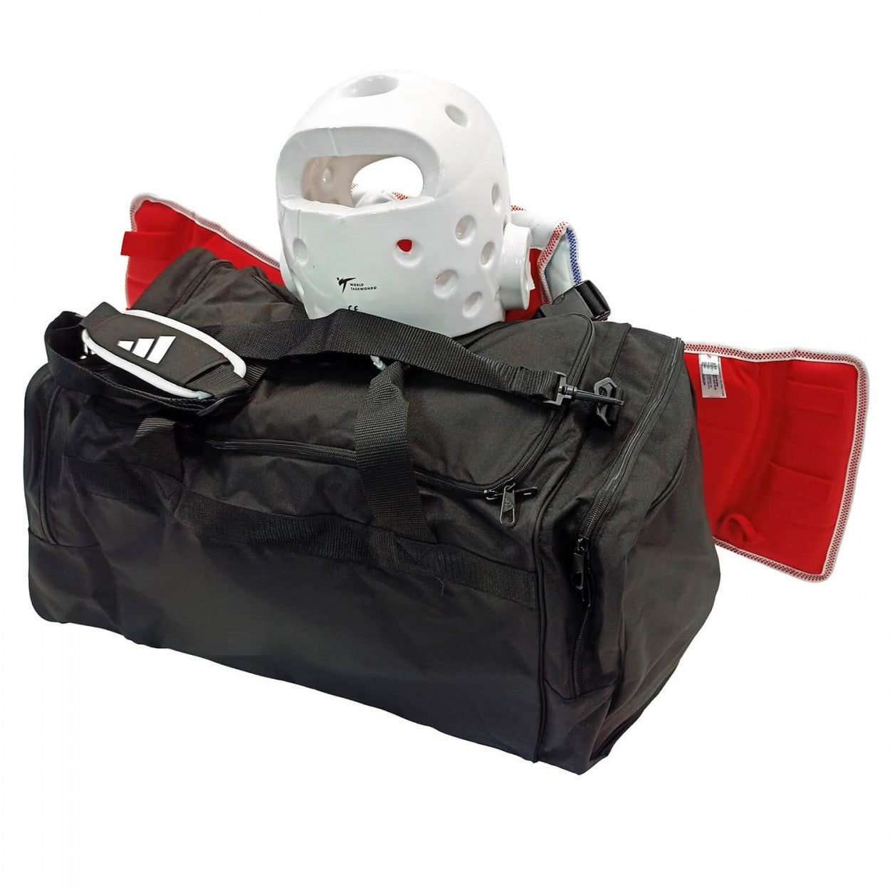 adidas TEAM TAEKWONDO Sports Bag with Chest Pocket Large, Black