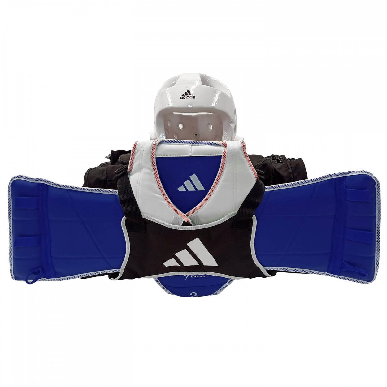 adidas TEAM TAEKWONDO Sports Bag with Chest Pocket Large, Black
