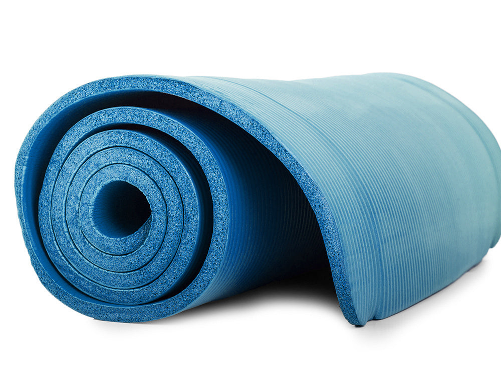 Στρώμα Γυμναστικής Yoga/Pilates, Μπλε (180x60x1cm)
