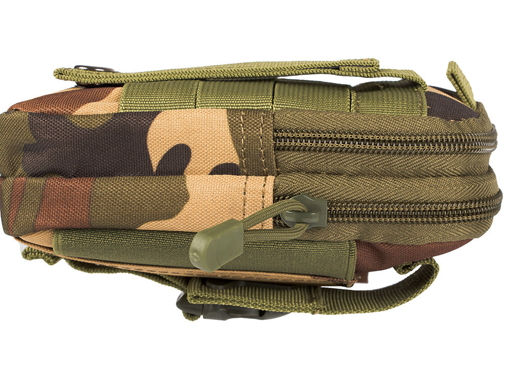 Tactical Camo Military Belt Pouch, (18cm x 12cm x 6cm)