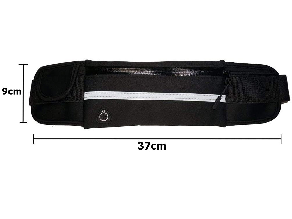 Waist Bag for Running Black