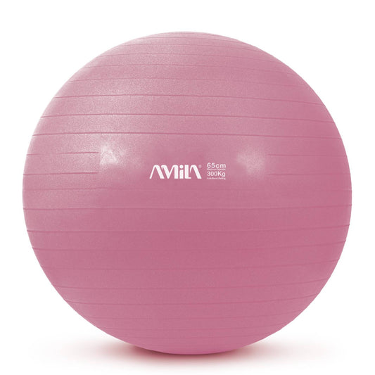 Μπάλα Γυμναστικής AMILA GYMBALL 65cm Ροζ