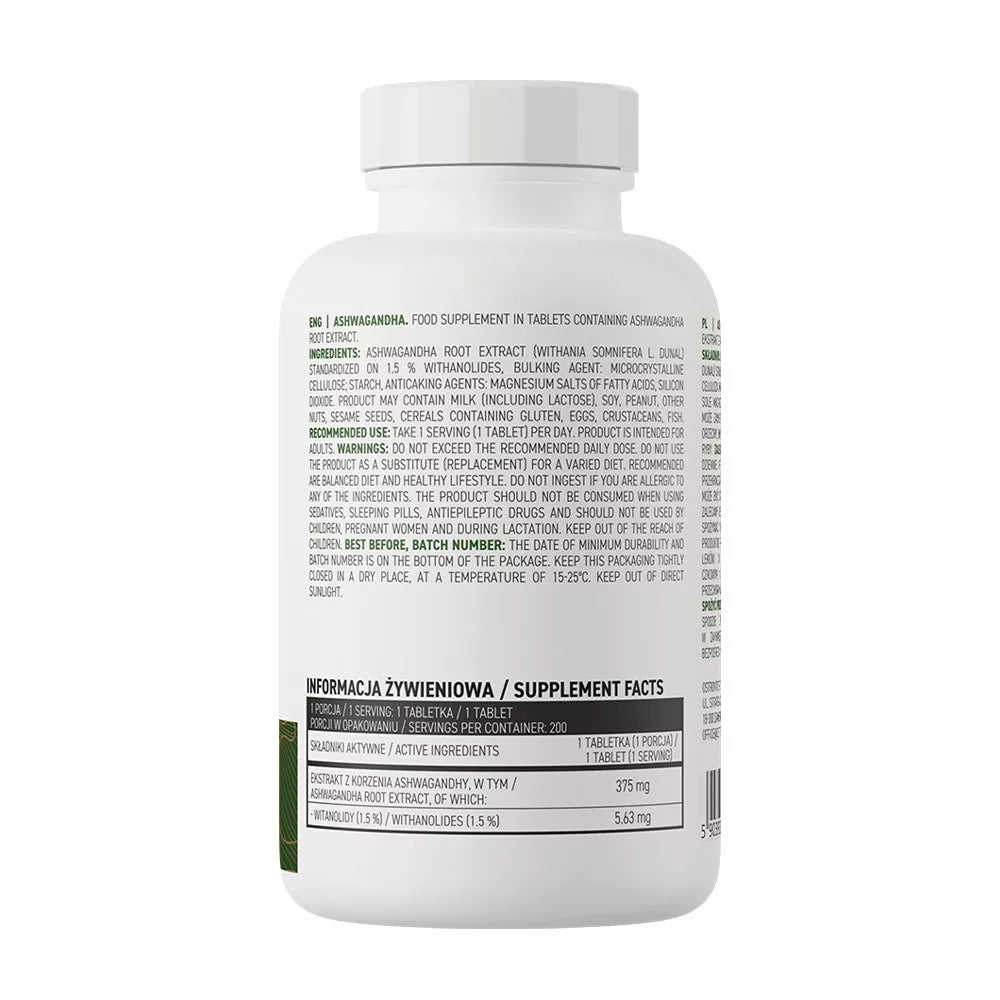 OstroVit Ashwagandha VEGE – 200 Δισκία