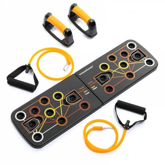 Πλακέτα Push-Up με Ζώνες Αντίστασης και Οδηγός Άσκησης