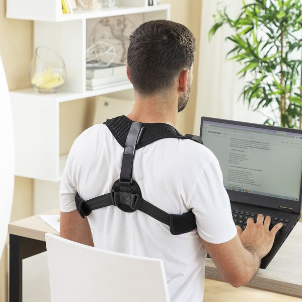 InnovaGoods Verppal Back Splint in Black