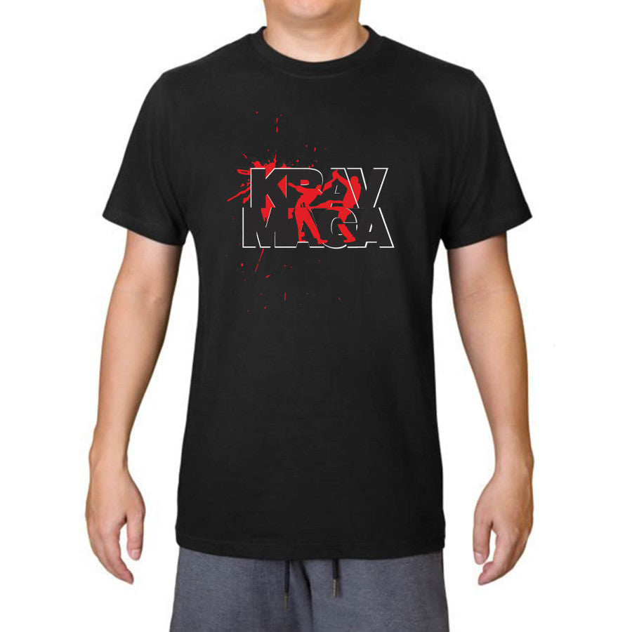 T-shirt Cotton KRAV MAGA Splatter