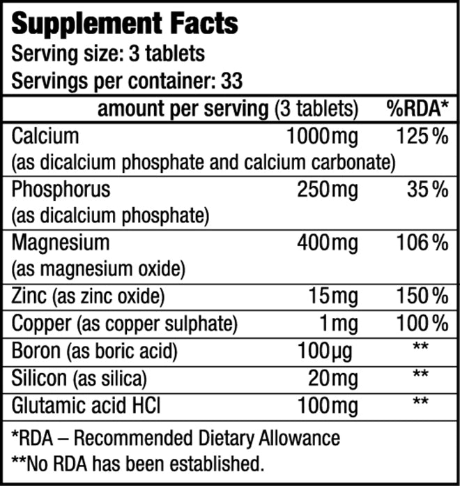 BioTech Calcium Zinc Magnesium - 100 Tabl.