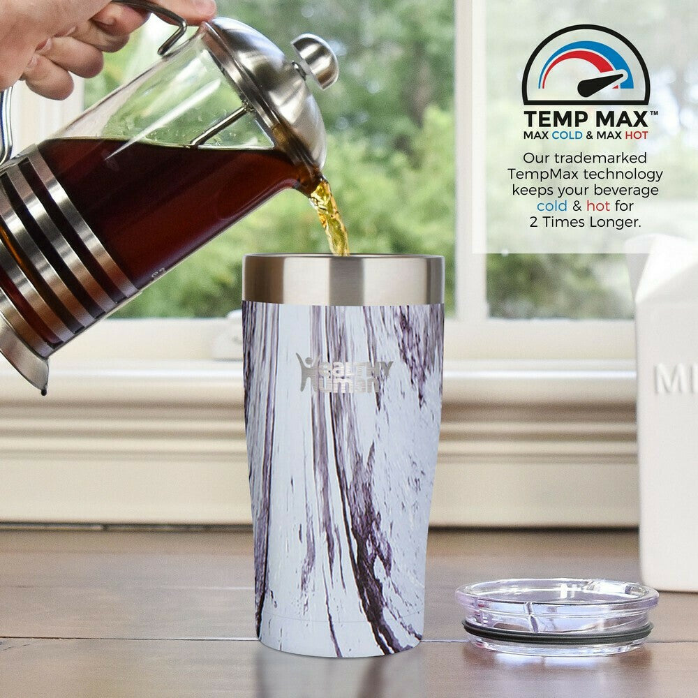 Healthy Human Cruiser Tumbler Orchid Driftwood Thermos Tumbler with Straw 0.59lt