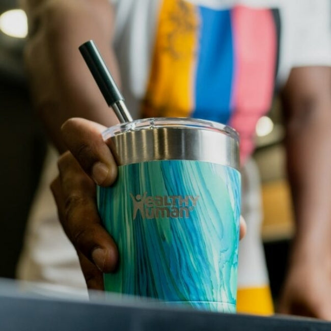 Healthy Human Cruiser Tumbler Bora Bora Thermos Tumbler with Straw 0.35lt