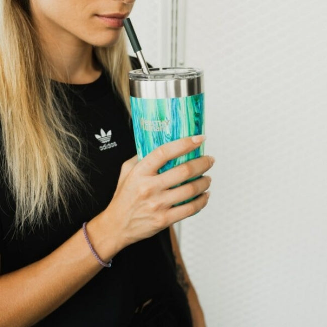 Healthy Human Cruiser Tumbler Bora Bora Ποτήρι Θερμός με Καλαμάκι 0.59lt