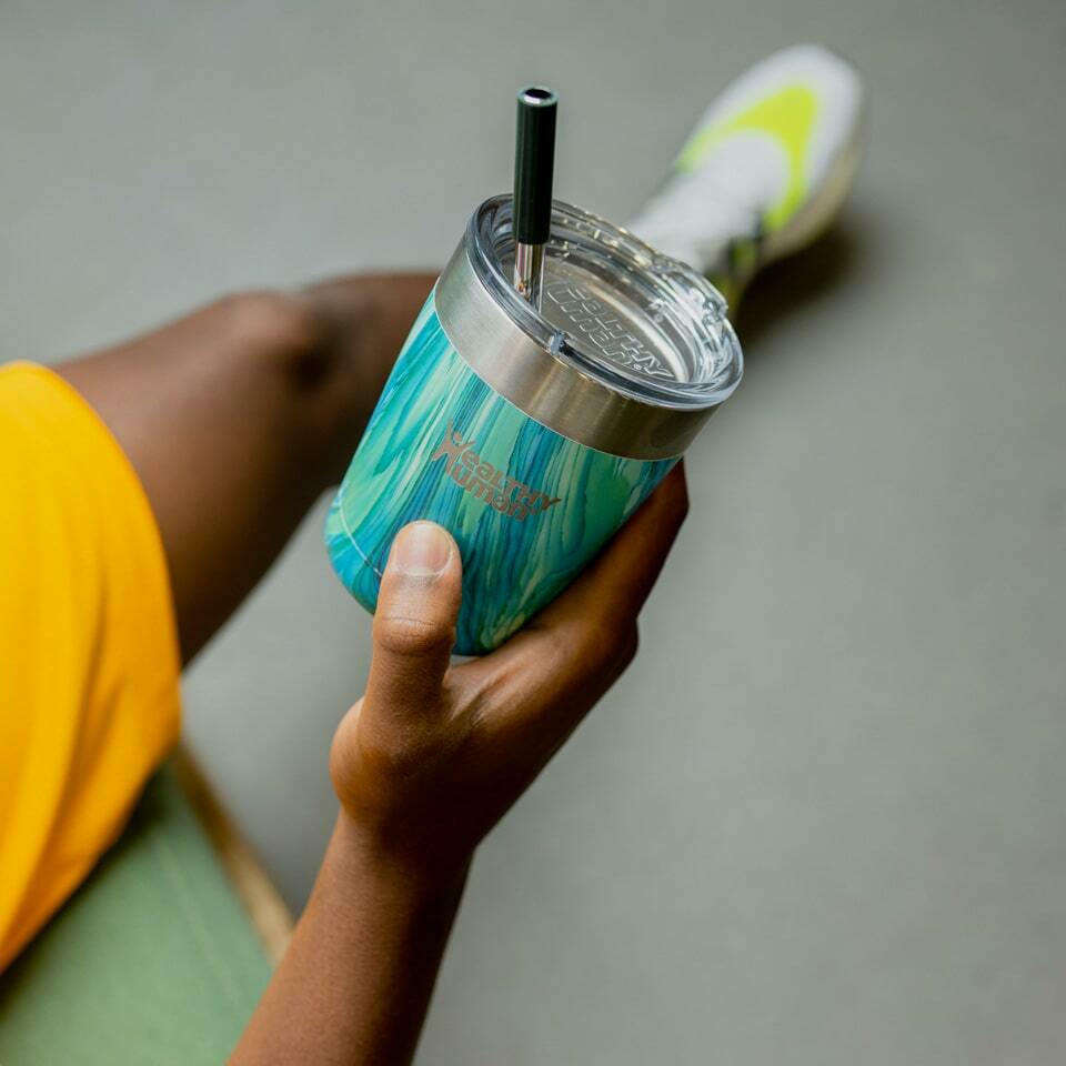 Healthy Human Cruiser Tumbler Bora Bora Thermos Tumbler with Straw 0.35lt