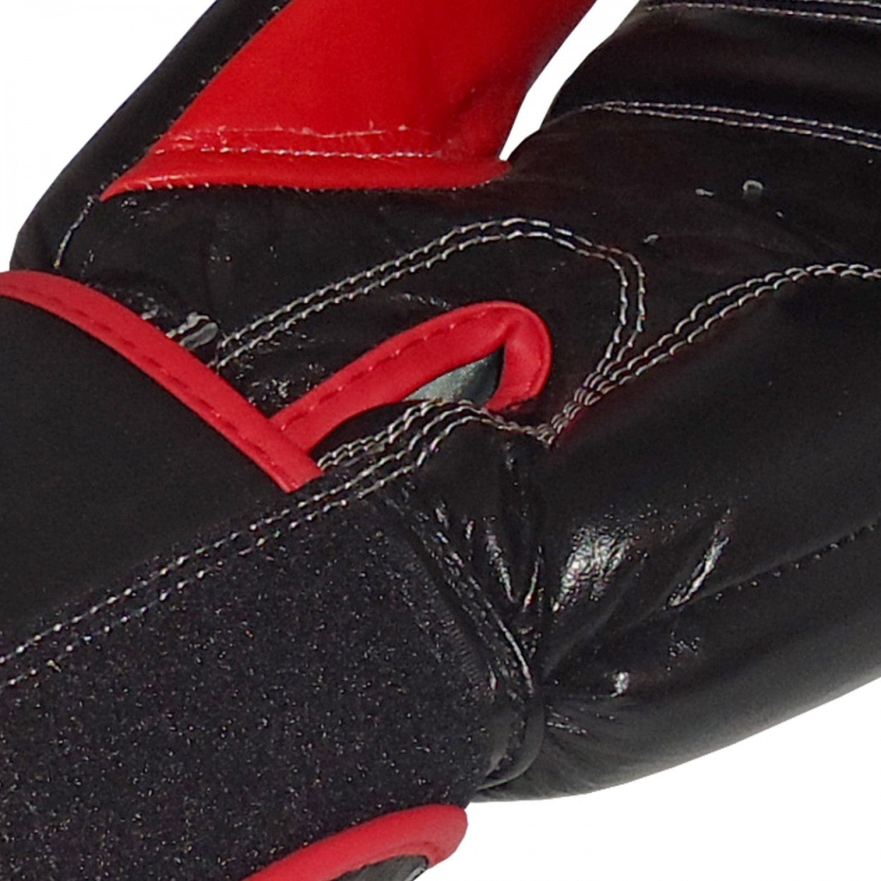 Boxing Gloves Olympus Leather THAI Style Black/Red