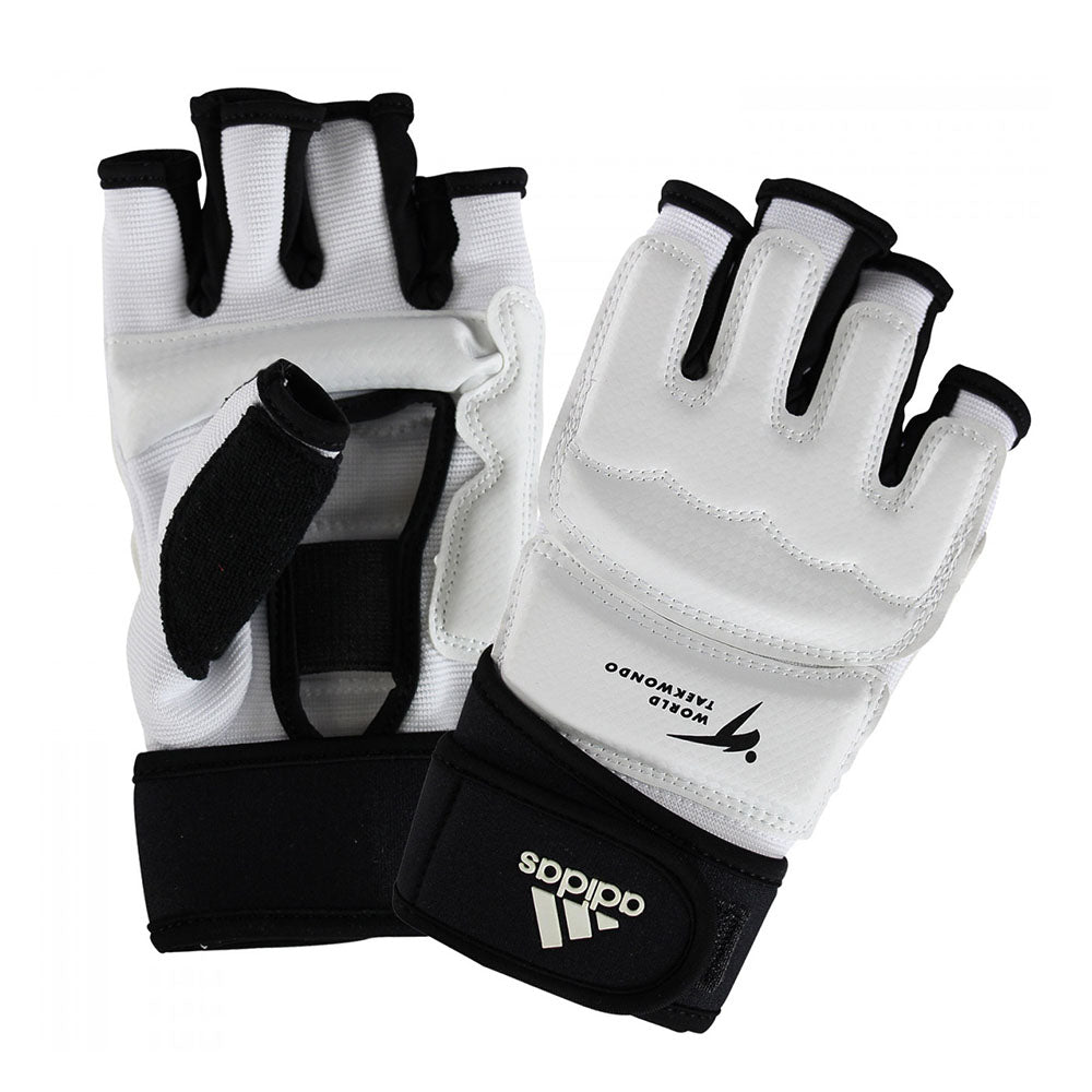 adidas FIGHTING Taekwondo WT Handguards, White/Black