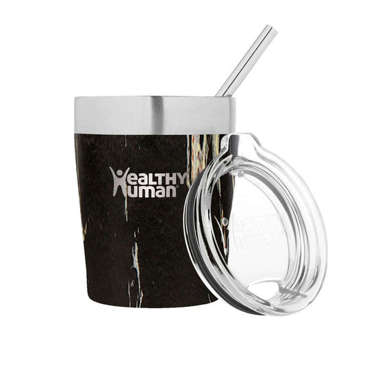 Healthy Human Cruiser Tumbler Onyx Ποτήρι Θερμός με Καλαμάκι 0.35lt