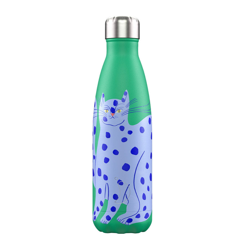 Chilly's Artist Blue Cat Μπουκάλι Θερμός 0.5lt